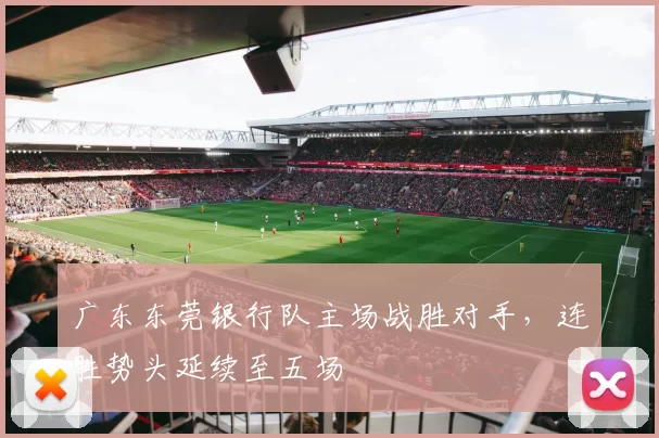 广东东莞银行队主场战胜对手,连胜势头延续至五场